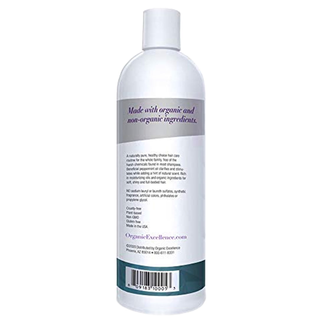 Organic Excellence Revitalizing Hair Therapy Shampoo,  Wild Mint, 16 fl oz (473 ml)