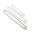 thumbnail image 1 of 6Pcs 3 Different Sizes Aluminum Alloy Yarn Stitch Holder Set for Knitting Notions or Crochet (Random Colors), 1 of 2