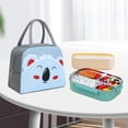 thumbnail image 4 of Bolsa de almuerzo portátil grande con aislamiento, reutilizable, térmica, para acampar, comida, koala Coala, 4 of 9