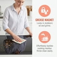 thumbnail image 5 of Unique Bargains Reusable Swedish Kitchen Dish Cloths Orange 8" x 7", 5 of 8