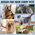 thumbnail image 4 of Clearance Pet Pro Grooming Tool - Pink Deshedding Brush for Detangling and Dematting Long, Matted Fur on Cats and Dogs, 4 of 5