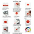 thumbnail image 1 of stanreset 360 Pcs/set Bouton Coloré + Pince à Pression à Main Outils de Perçage pour Couture DIY, 1 of 6