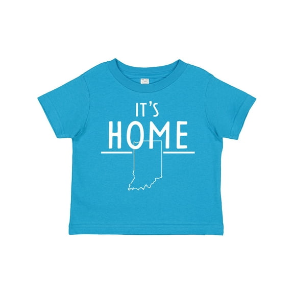 Inktastic It's Home- State of Indiana Outline Boys or Girls Toddler T-Shirt