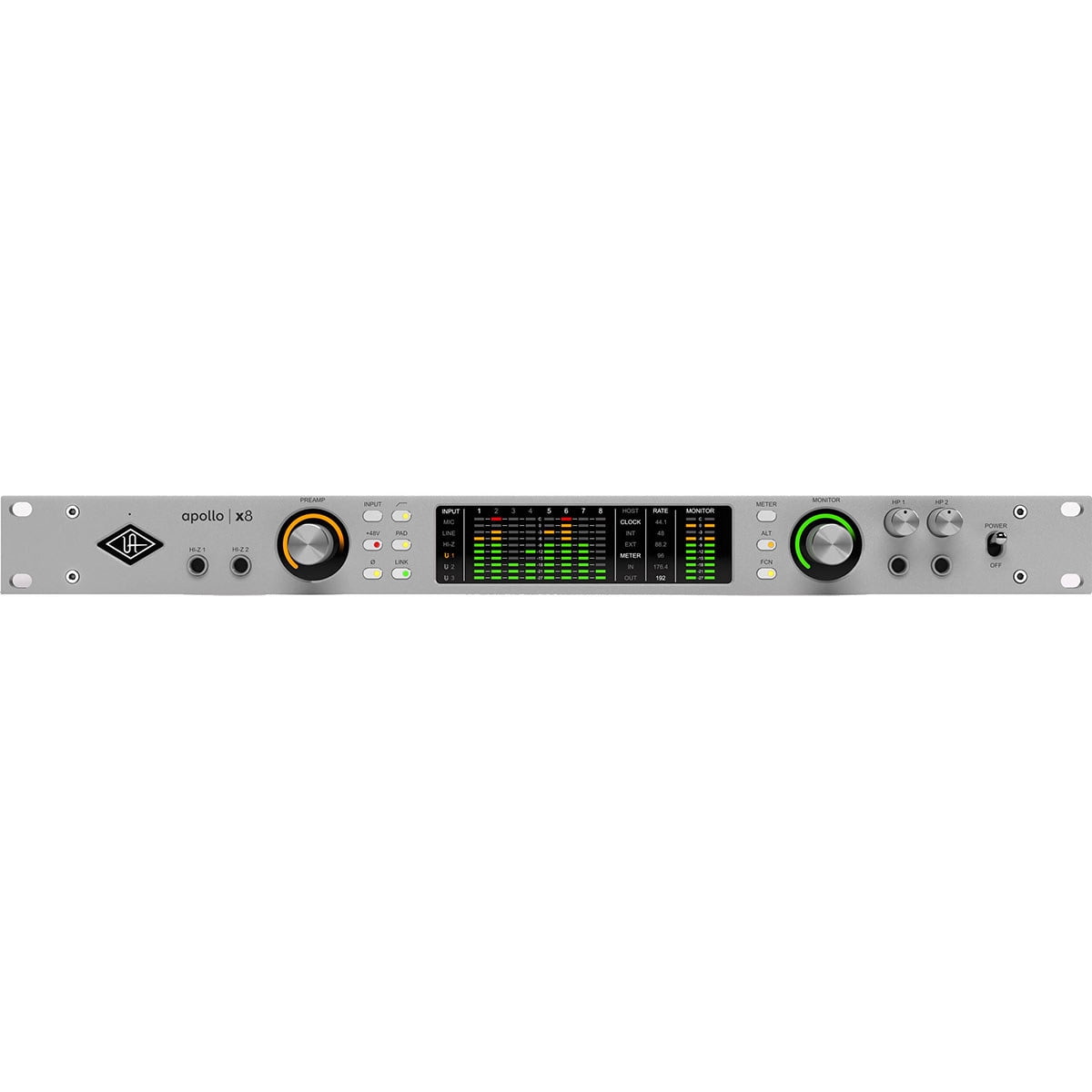 Universal Audio Apollo x8 Gen 2 Thunderbolt 3 Audio Interface with Essentials+ Plug-Ins