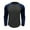 Dark Blue, variant on Mens Cotton Shirts Patchwork Long Sleeves T Shirts Vintage Crewneck Pullover Shirt Fall Winter Slim Fit Tee Tops 2024 Daily Comfy Tops Today Dark Blue,XXL