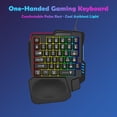 thumbnail image 2 of Teclado para juegos con una sola mano ZERODAMAGE Sahara Ultima 35 teclas, 2 of 9