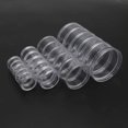thumbnail image 4 of HUGFEGWE 1 Set 5 Layer Cylinder Stackable Bead Containers Plastic Round Clear Storage Jar Box For Beads Buttons Crafts Small Item Jewelry Stand CJB91-105656, 4 of 9