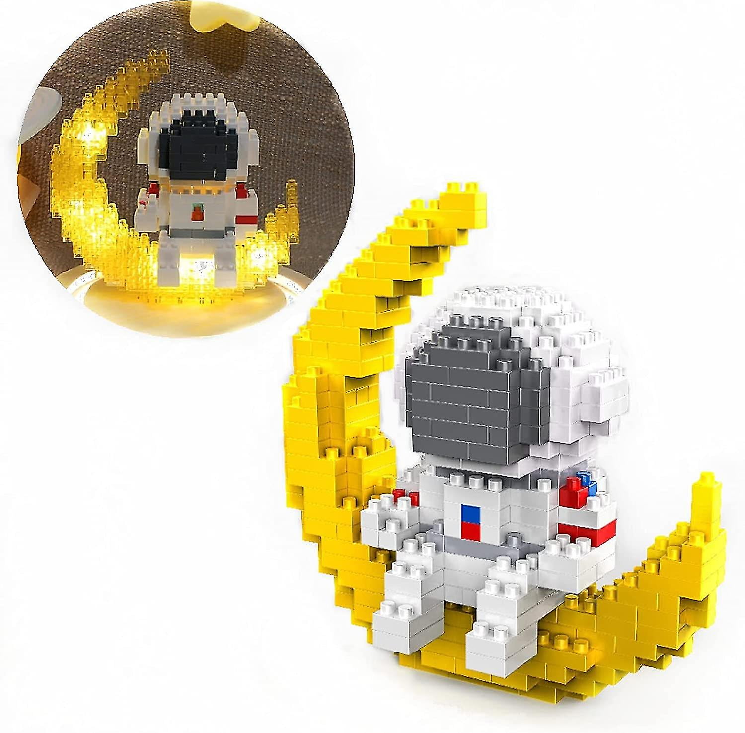 Jinsinto Astronaut Mini Building Blocks Micro Building Kits for Kids and Adults 12-1