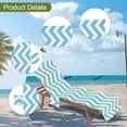 thumbnail image 6 of yotijay Beach Chair Cover Thick Lounge Chair Towel Cover for Outdoor Vacation Travel E, 6 of 8