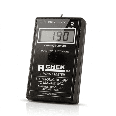 EDTM RC2175 R-CHEK Surface Resistivity Meter (0-19990 ohms/sq), Made in USA