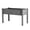 Gray_48", variant on Hassch Solid Wood Raised Garden Bed in Brown, 48-Inch Rectangle Planter Box with Elevated Legs & Drainage & Liner, for Outdoor Balcony/Patio/Deck, Easy Assembly
