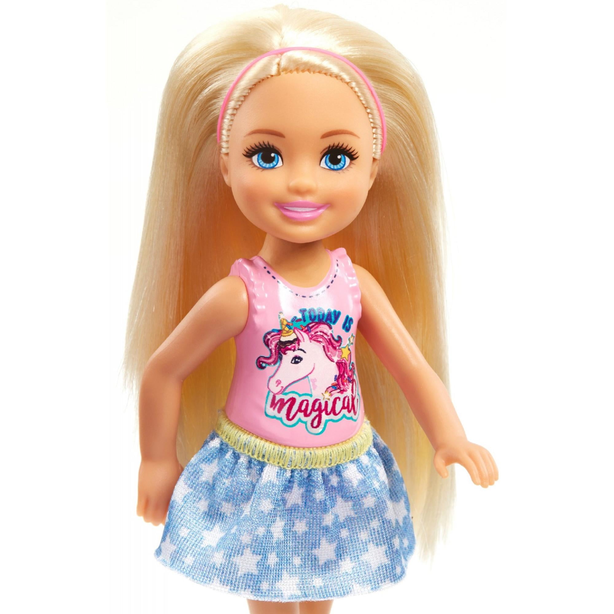 chelsea doll and unicorn
