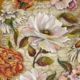 thumbnail image 2 of Medley, Elizabeth 26x26 Gold Ornate Wood Framed with Double Matting Museum Art Print Titled - White Floral Inscription I, 2 of 4