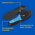thumbnail image 4 of Plantilla Dr. Scholl's de trabajo massaging gel talla 8 a 14 para caballero 1 par, 4 of 4