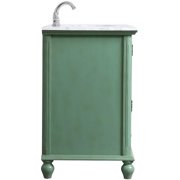 Elegant Lighting VF30536VM Rhodes 36 Free Standing Single Basin Vanity Set - Vintage Mint