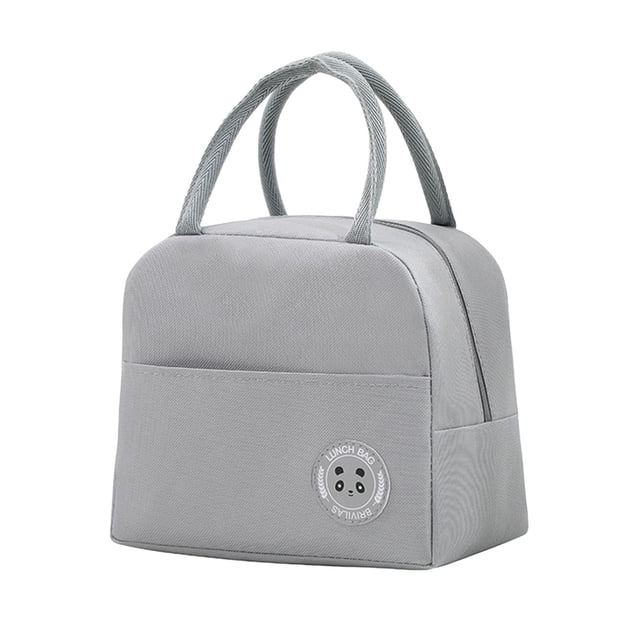 Binwennn Portable Bento Bag Thermal Bag Lunch Bag Lunch Bag With Rice Bag Lunch Storage Bag Work School Solid Color 600D Material Divided Food Storage Containers Small Food Containers with Lids