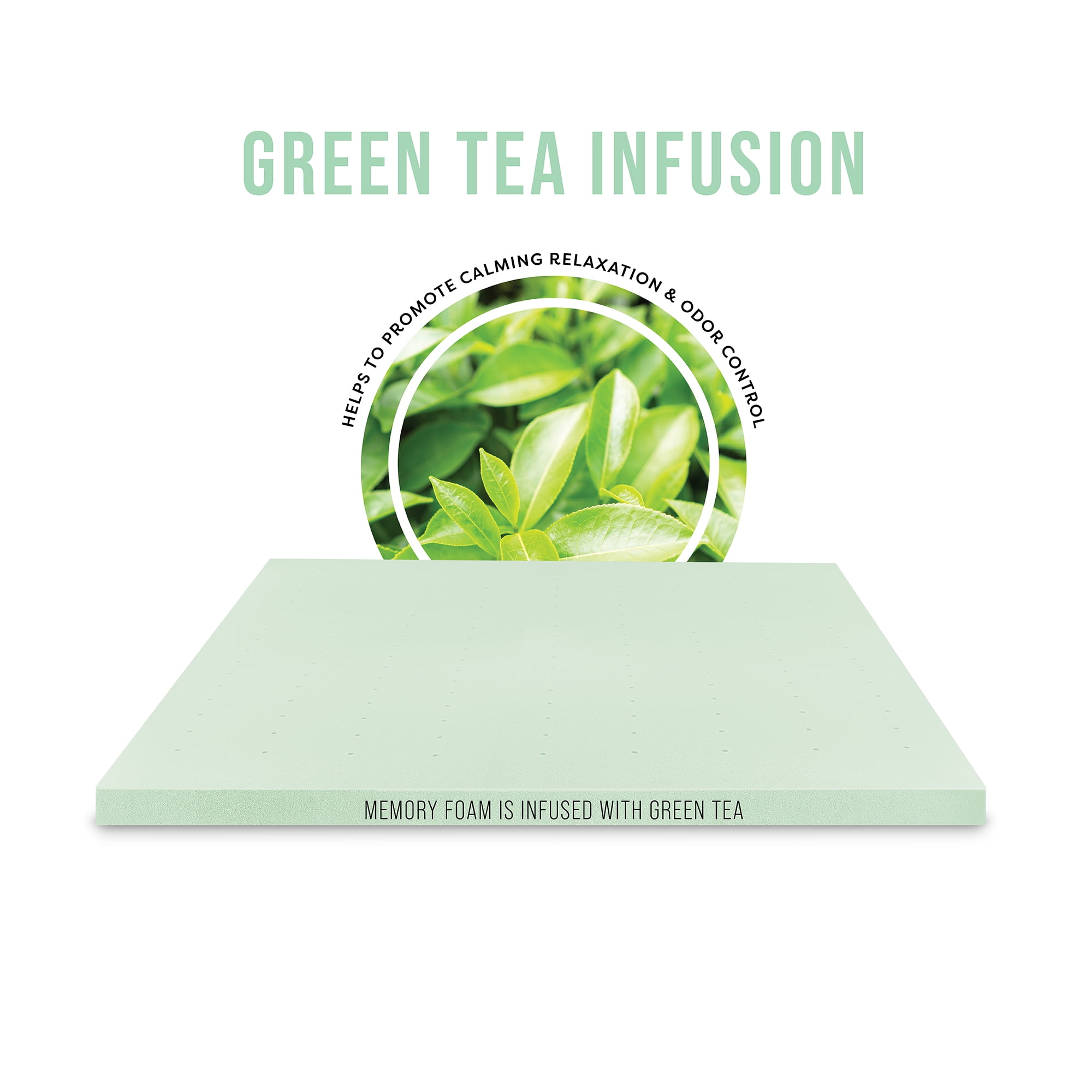 3in Memory Foam Mattress Topper, Premium Cooling, Pressure Relief & Breathable Comfort Bed Topper, California King Size