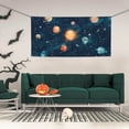 thumbnail image 2 of Picia Solar System And Planets Pattern Party Banner, Festive Decoration, Holiday Banner, Celebration Decor, Event Banner, Reusable Party Banner-Small, 2 of 8