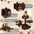 thumbnail image 4 of WILLYO 54in Cat Tree Tower Condo Cat Furniture w/Scratching Post for Kittens Pet House Play, 4 of 9