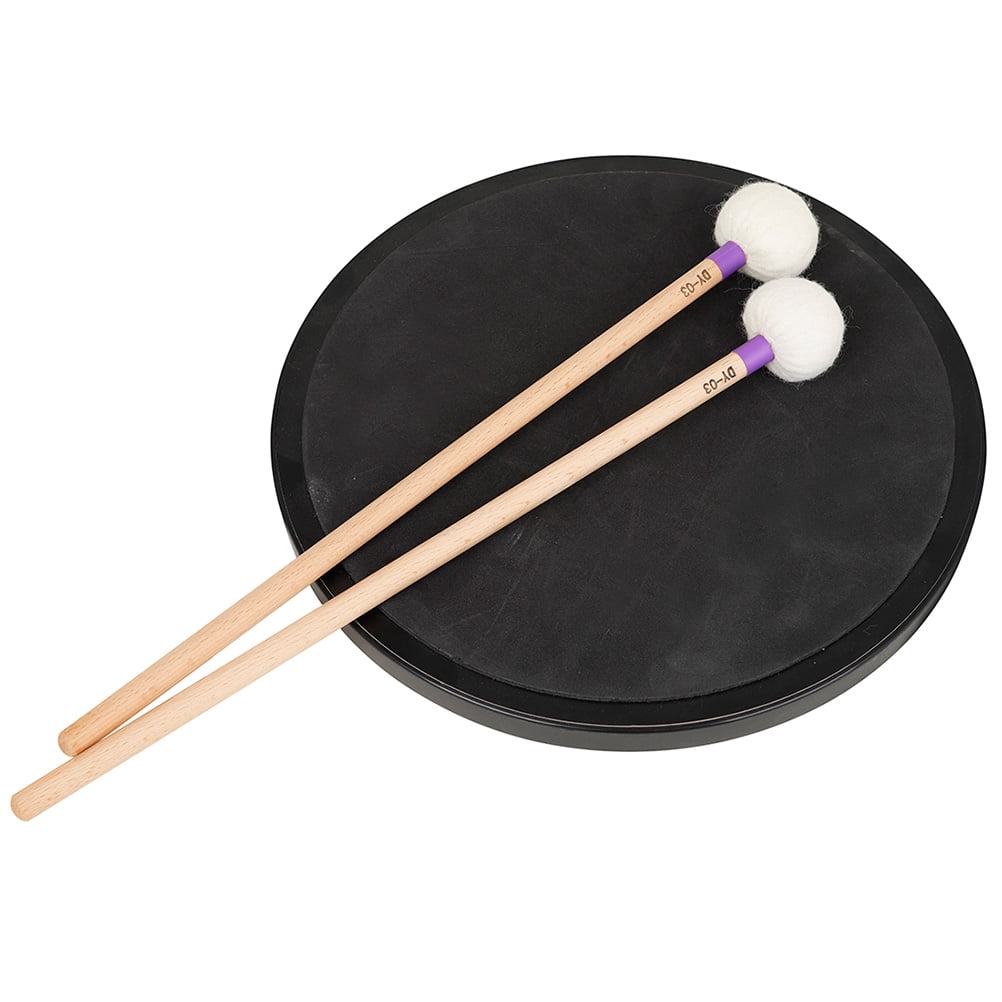 FONDOTIN Drum Mallets Soft Wear-Resistant 2Pcs 15.4x2.4x2.4in