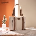 thumbnail image 2 of Wrangler Distressed Tote Bag for Women Western Purse Multi Pockets Handbags and Shoulder Bag, Beige, 2 of 6