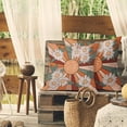 thumbnail image 6 of Summer Sun Daisy Floral Pillow Covers 18X18 Inch Set of 2 Vintage Flowers Burnt Orange Green Decorative Square Pillow Cases Farmhouse Seasonal Cushion Case Home Decor for Sofa Couch Bedroom Outdoor, 6 of 6