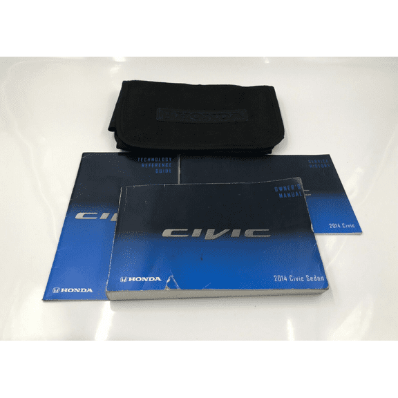 2014 Honda Civic Sedan Owners Manual with Set OEM E04B10035