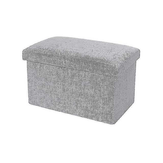 Storage Box Strong Load Bearing Capacity Foldable Fabric Versatile Storage Ottomans Cube Seat For Home Qinhai