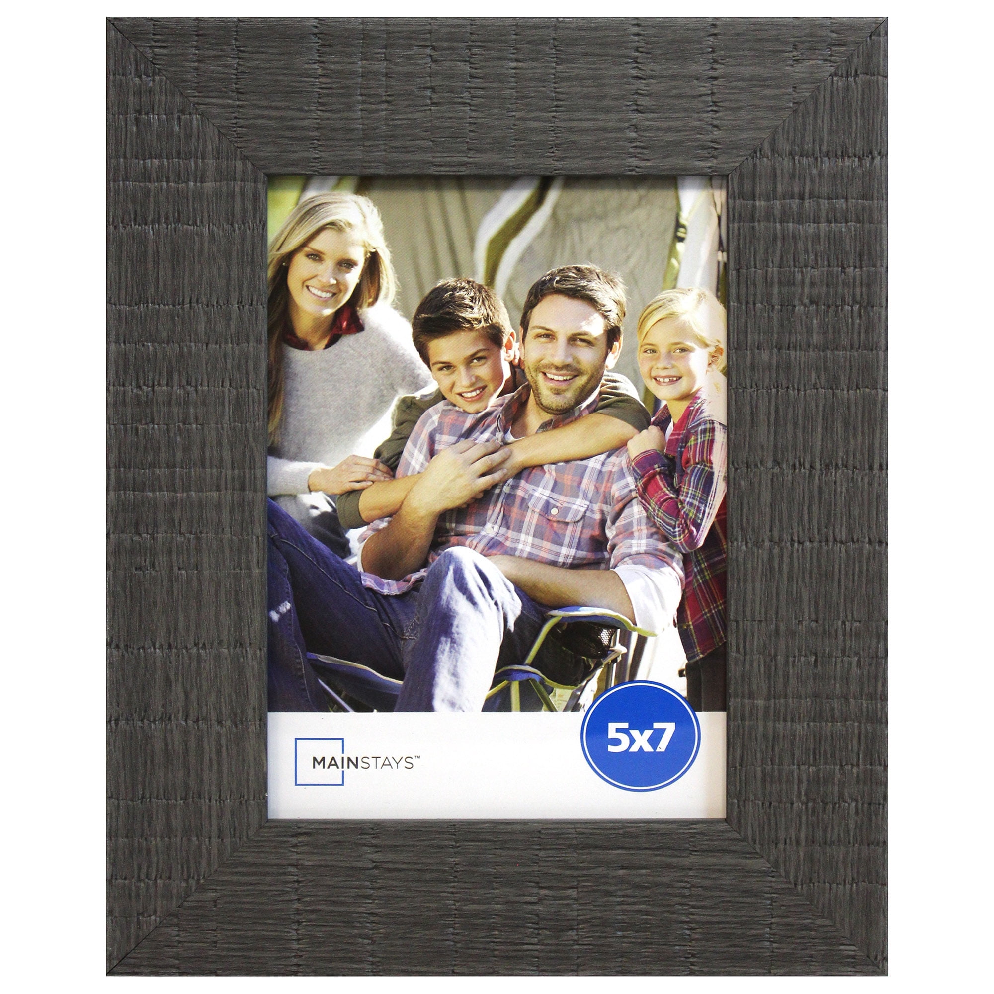 Rustic Gray Mainstays 5" X 7" Tabletop Picture Frame 