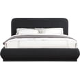 thumbnail image 3 of Meridian Furniture Rigby Black Boucle Fabric King Bed, 3 of 10