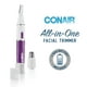 thumbnail image 2 of Conair Recortador de vello facial todo en 1 para mujer, perfecto para cara, orejas/nariz y cejas, funciona con pilas, 2 of 5