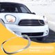 thumbnail image 3 of Decoración de cubierta de faro bisel del faro delantero izquierdo Unique Bargains para Mini Cooper Countryman 2017-2021 bisel de recorte de faros 51137388117 Plating 1 pcs, 3 of 7