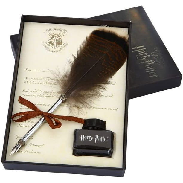 Ensemble de stylos plumes antiques, Harry Potter Writing Quill Ink