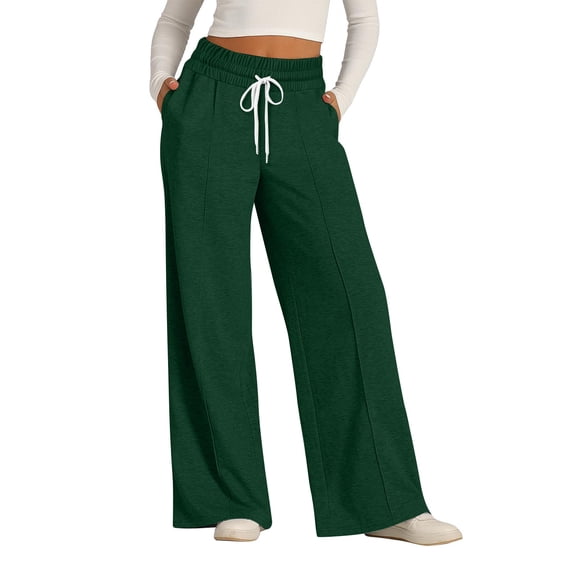 Mohiass Womens Casual Crew Neck Fall Sweatshirt with Pockets Loose Fit Soft Long Sleeve Lightweight Pullover Tops Black L