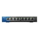 Linksys SE3008 - Switch - unmanaged - 8 x 10/100/1000 - desktop, wall-mountable - image 1 of 2