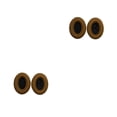 thumbnail image 2 of Injueey 1 par de almohadillas para los oídos, almohadillas profesionales de cuero, repuesto de esponja para auriculares Bose QC35, color caqui Caqui+Negro 2Conjunto, 2 of 6