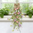 thumbnail image 6 of 50Cm Paper Flower Easter Egg Long Vine Handmade Door Hanging Decoration, Simulation Desktop Wall Hanging For Home Decor, Spring & Easter Festival Decoration, 6 of 7