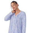 thumbnail image 5 of Aria Brushed Jersey Knit Long Sleeve Split Neck Pajama Set with Pockets, Sizes XS-5X, 5 of 5