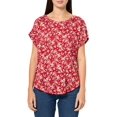 thumbnail image 1 of Camiseta Lucky Brand Sandwash Dolman de manga corta para mujer, color rojo, 1 of 3