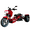 Burgundy, variant on Maddog 3-Wheel Scooter 150cc – Street Legal Automatic Trike for Comfort & Style