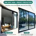 thumbnail image 7 of Window Film, 79 Inch Static Cling One Way Privacy Tint, Heat Blocking UV Protection Anti Glare Glass Sticker for Home, Bedroom, Office, Daytime Privacy, 7 of 7