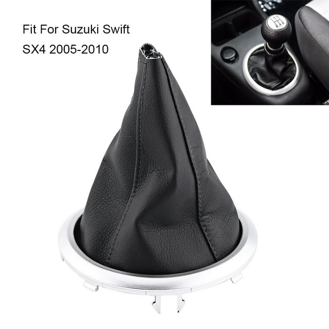 Gear Shift Gaiter Boot,Car Black Manual Transmission Gear Shift Boot Shift Lever Gaiter Modern Innovation