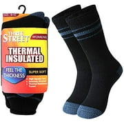 Warm Thermal Socks, Unisexwinter Fur Lined Boot Thick Insulated Heated Socks For Coldweather