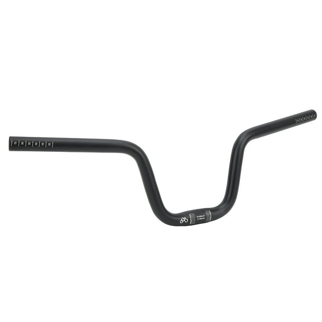 Bike Manillar Swallow En Forma De Tragada, aleación De Aluminio Negro, Aumma La Altura De Forma Integral Formada