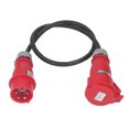 thumbnail image 2 of Acoplamiento Macho A Hembra 16A, Cable De Conexión De Alta Corriente IP44 2,5 Mm² CEE Adaptador De 5 Pines 220‑380V 240‑415V, 2 of 14