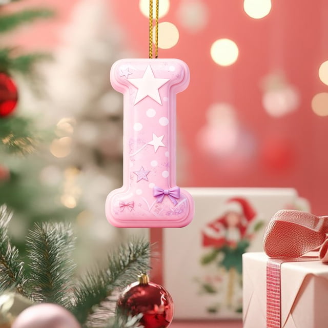 Colgante de árbol de Navidad acrílico 2D | Adorno para mochila y coche | Accesorio de decoración navideña para el hogar, la oficina o el vehículo | Set de regalo de decoración festiva (1 unidad)