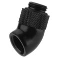 thumbnail image 2 of Water Cooling Systems,45 Degree Bend AngleFitting Adapter for CPU Water Cooling, ,  Plated Brass, G1/4 Thread, 2 of 7