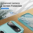 thumbnail image 6 of for Google Pixel 9 / 9 Pro Armor Case with Camera Lens Slide Protection [Military Grade Drop Tested] for Magnetic Car Mount Ring Holder Kickstand Protective Heavy Duty Phone Case,Green, 6 of 10