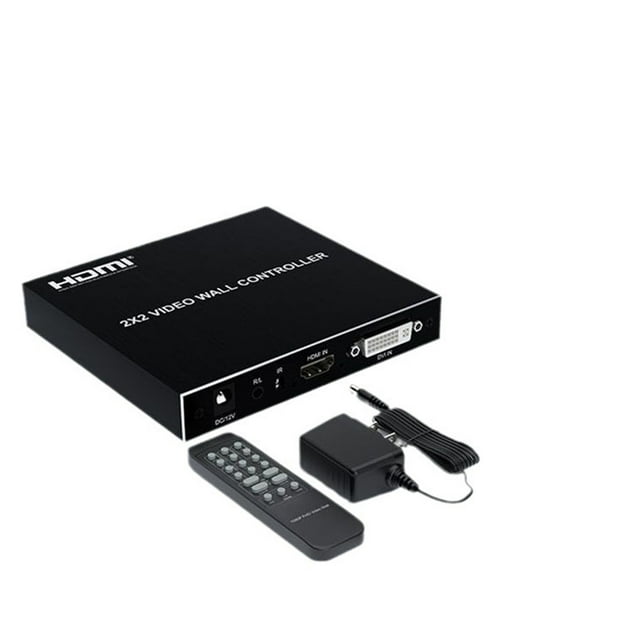 1080P Splicer 2X2 One In Four Out Video Wall Splicing Screen Controller Four Screen Display Splicer Switch Distributor ,enhances work efficiency