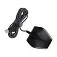 thumbnail image 4 of Micrófono táctil con doble condensador, receptor de grabación USB para videoconferencias, salas de conferencias, juegos y transmisión web (negro), 4 of 14